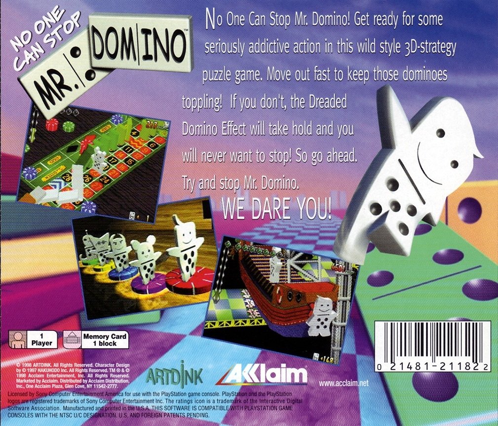 video game No One Can Stop Mr. Domino Image