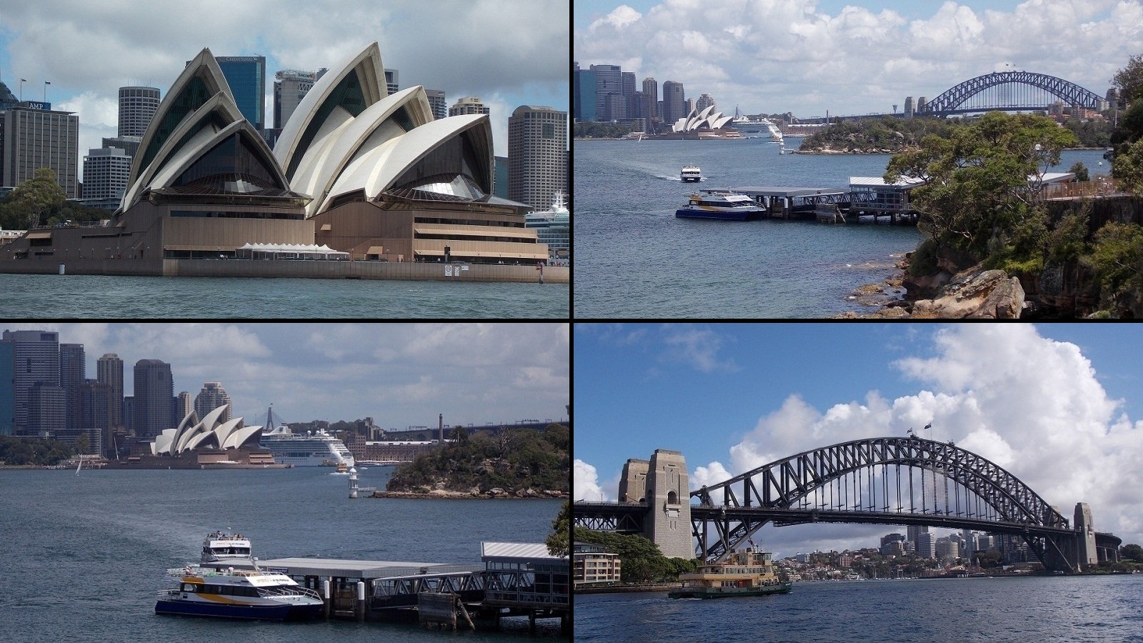 Sydney Harbour Australia Collage by lonewolf6738