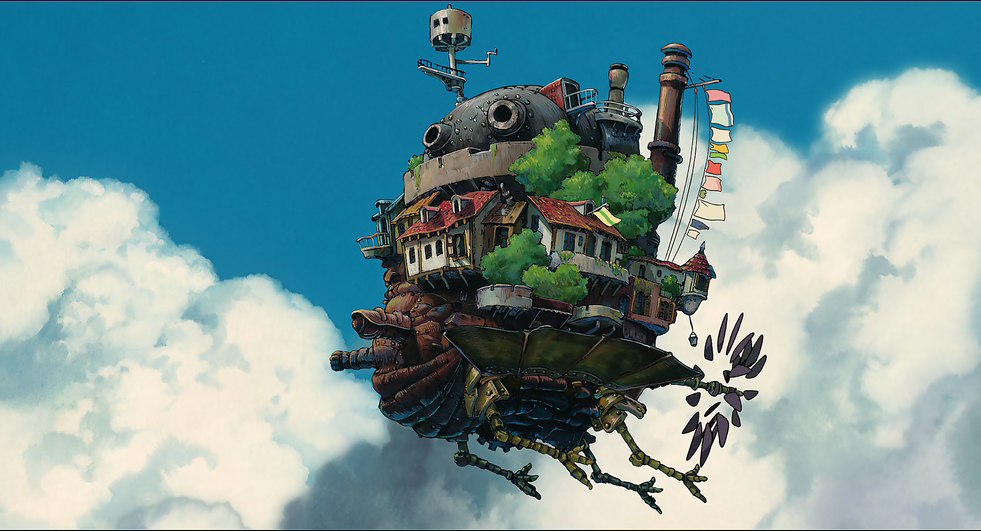 howls moving castle movie visuals