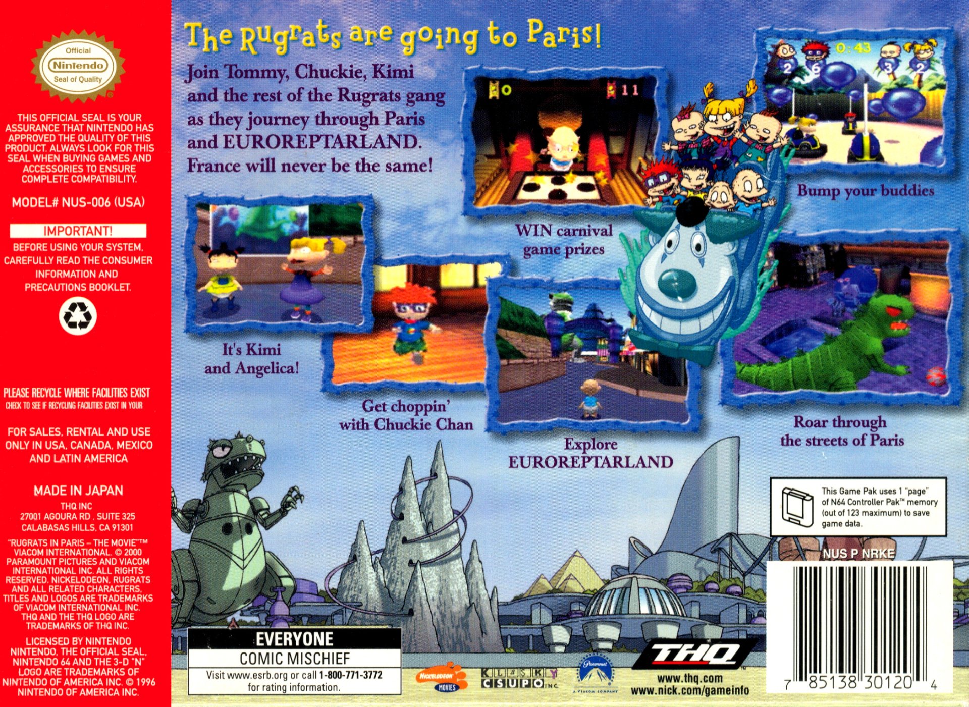 video game Rugrats in Paris: The Movie Image