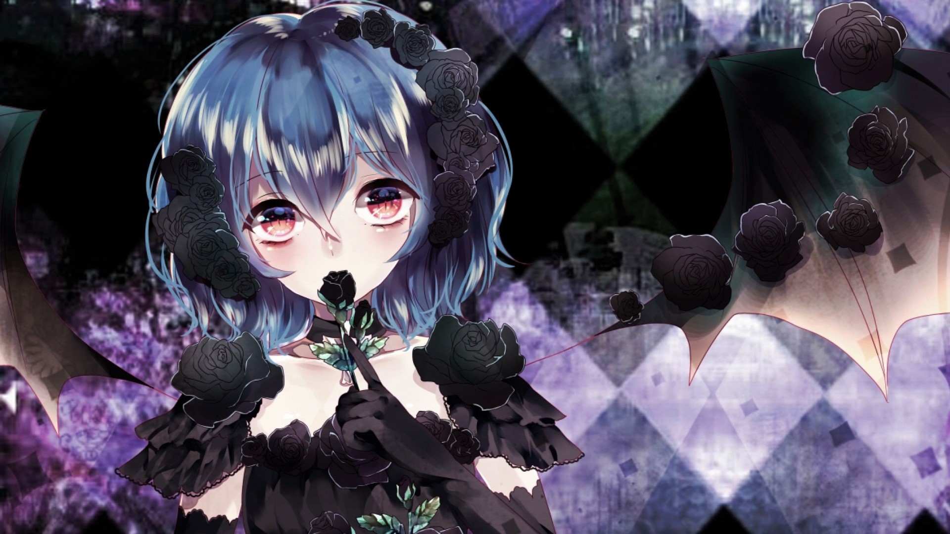 Art agent Anime Gothic art, gothic, purple, cg Artwork, violet png | PNGWing