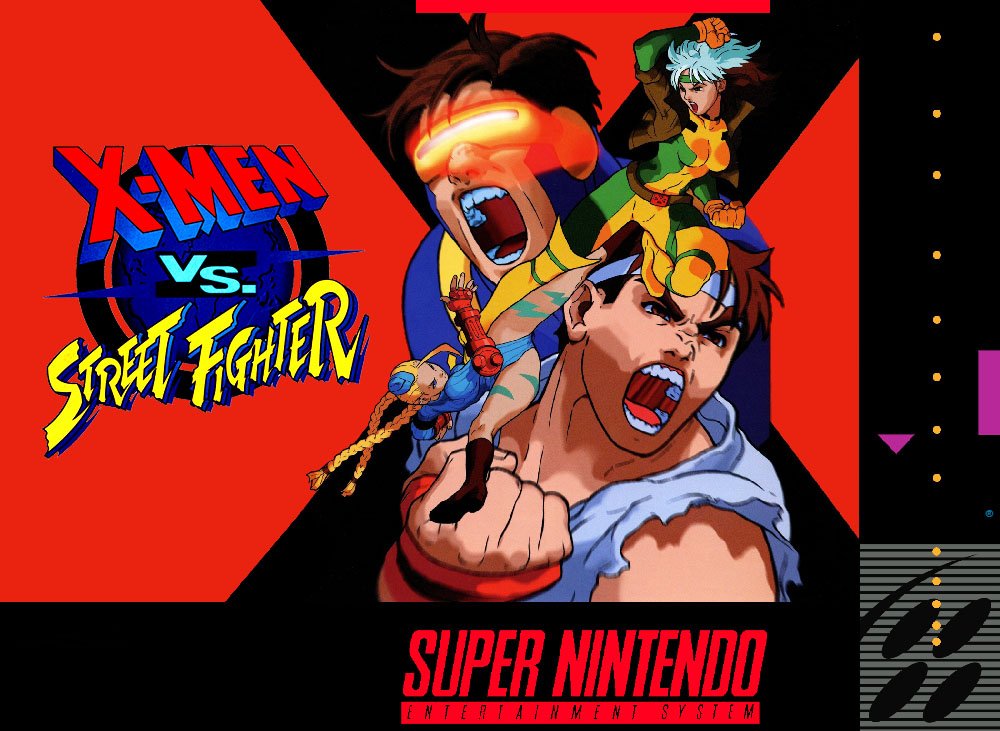 video game X-Men vs. Street Fighter Image