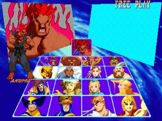 video game X-Men vs. Street Fighter Image