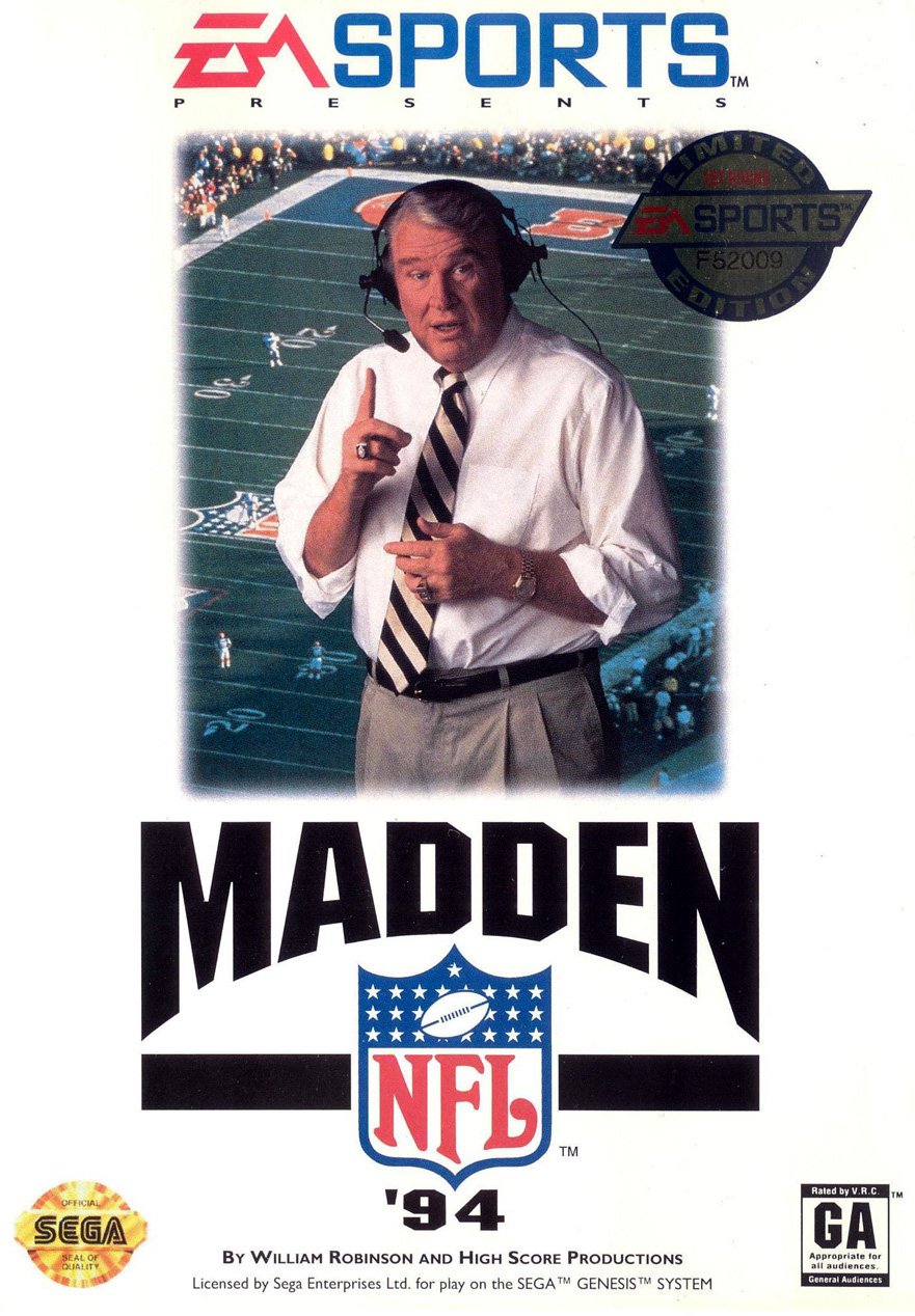 video game Madden NFL '94 Image