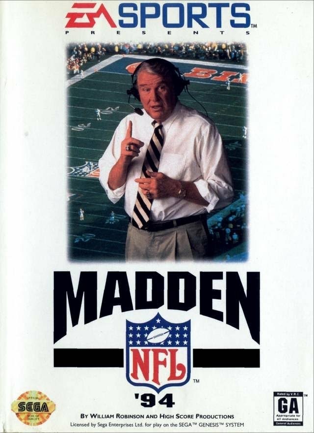 video game Madden NFL '94 Image