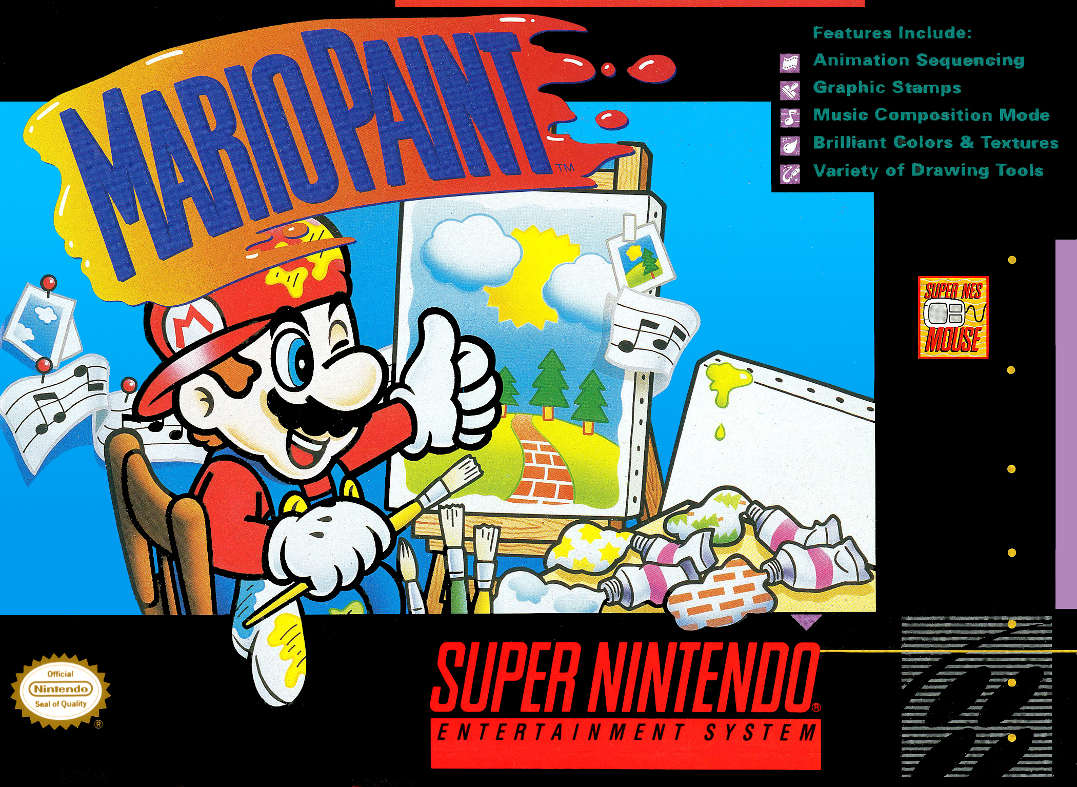 Mario Paint Picture Image Abyss