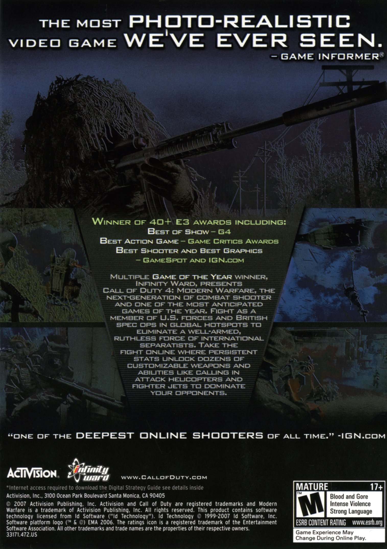 video game Call of Duty 4: Modern Warfare Image