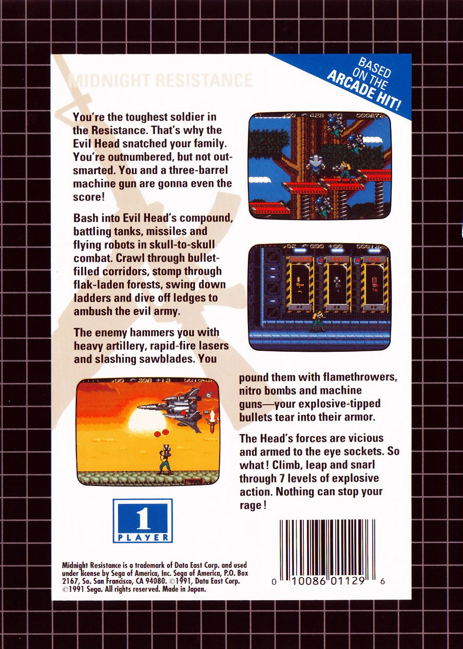 video game Midnight Resistance Image