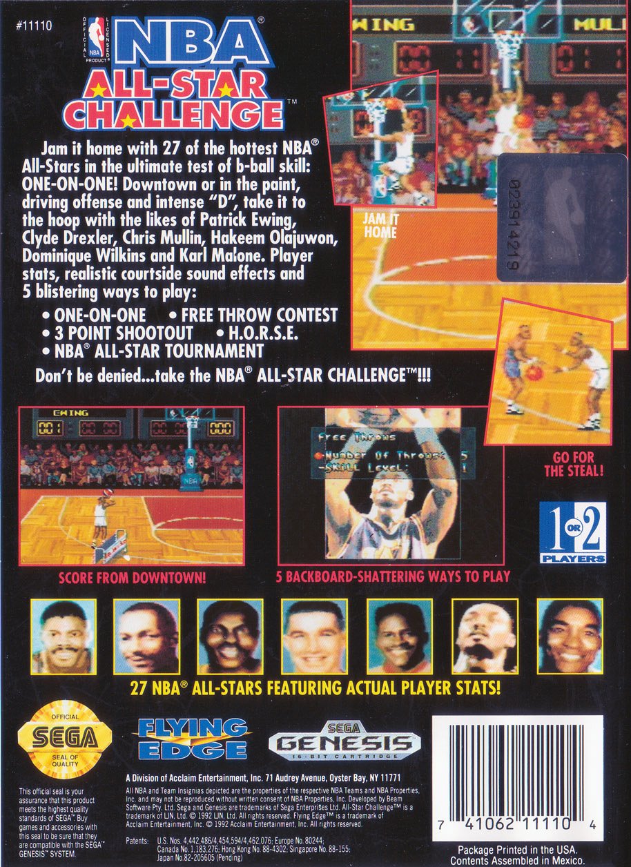 video game NBA All-Star Challenge Image