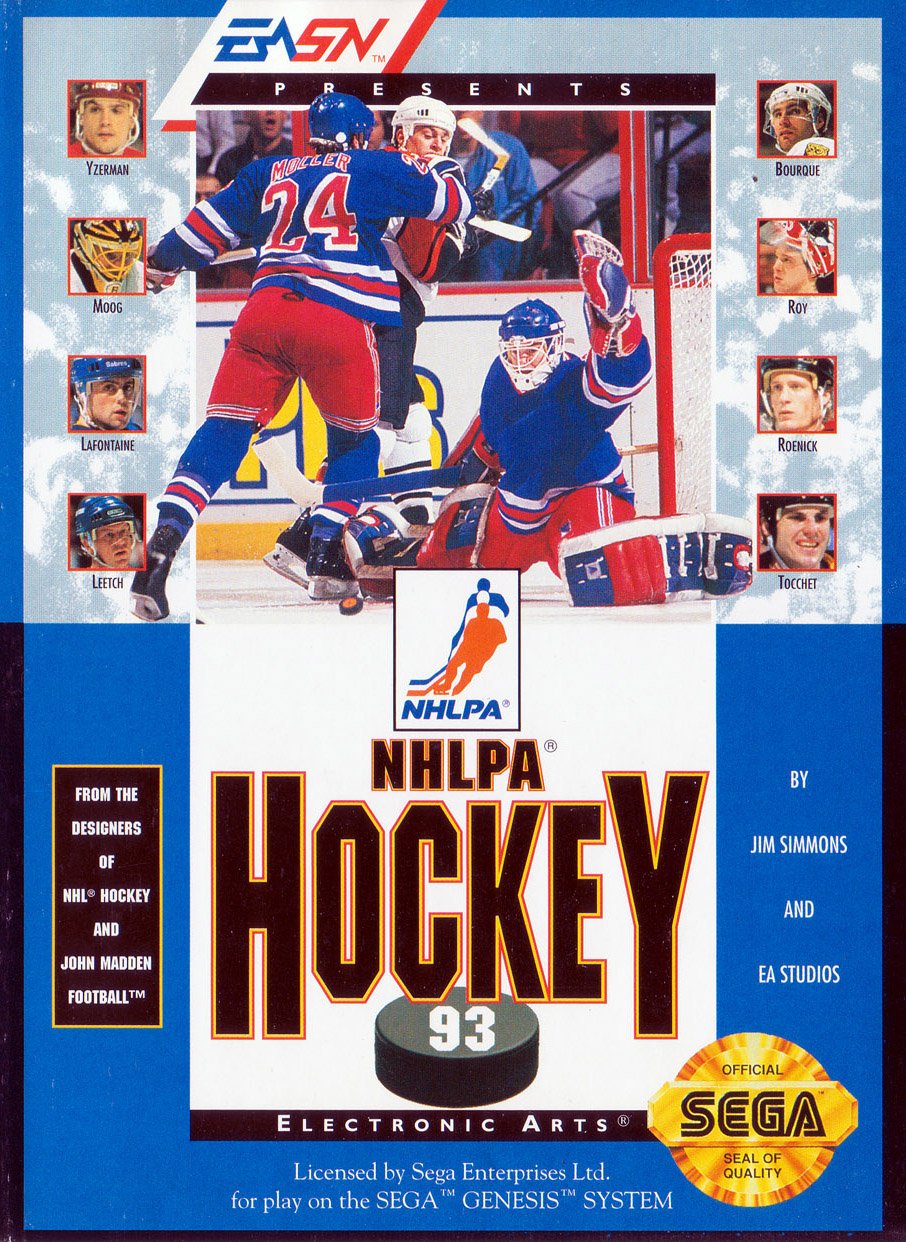 video game NHLPA Hockey '93 Image