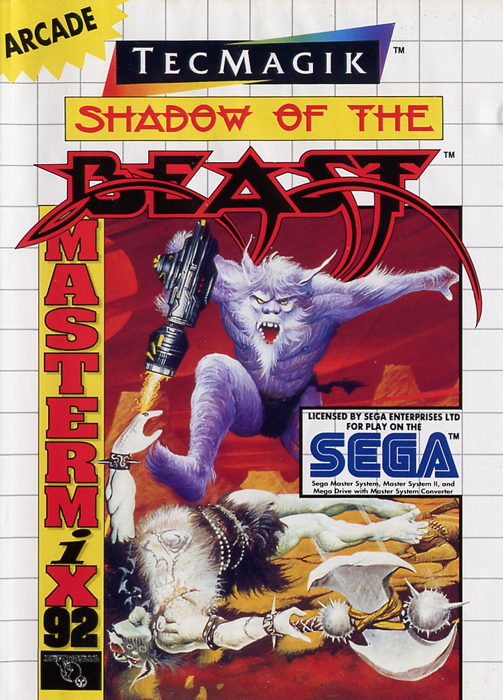 Shadow rom. Shadow of the Beast Sega. Xenon 2 Sega Master System. Shadow of the Beast II Sega. Sega game Master Beast.