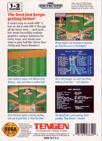 R.B.I. Baseball 4