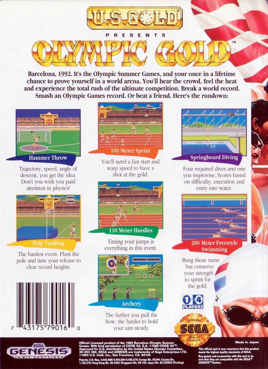 video game Olympic Gold Image