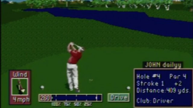 video game PGA Tour Golf II Image