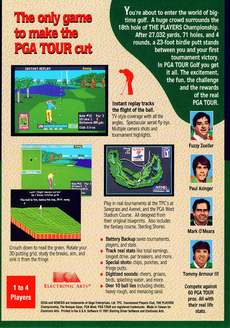 video game PGA Tour Golf Image