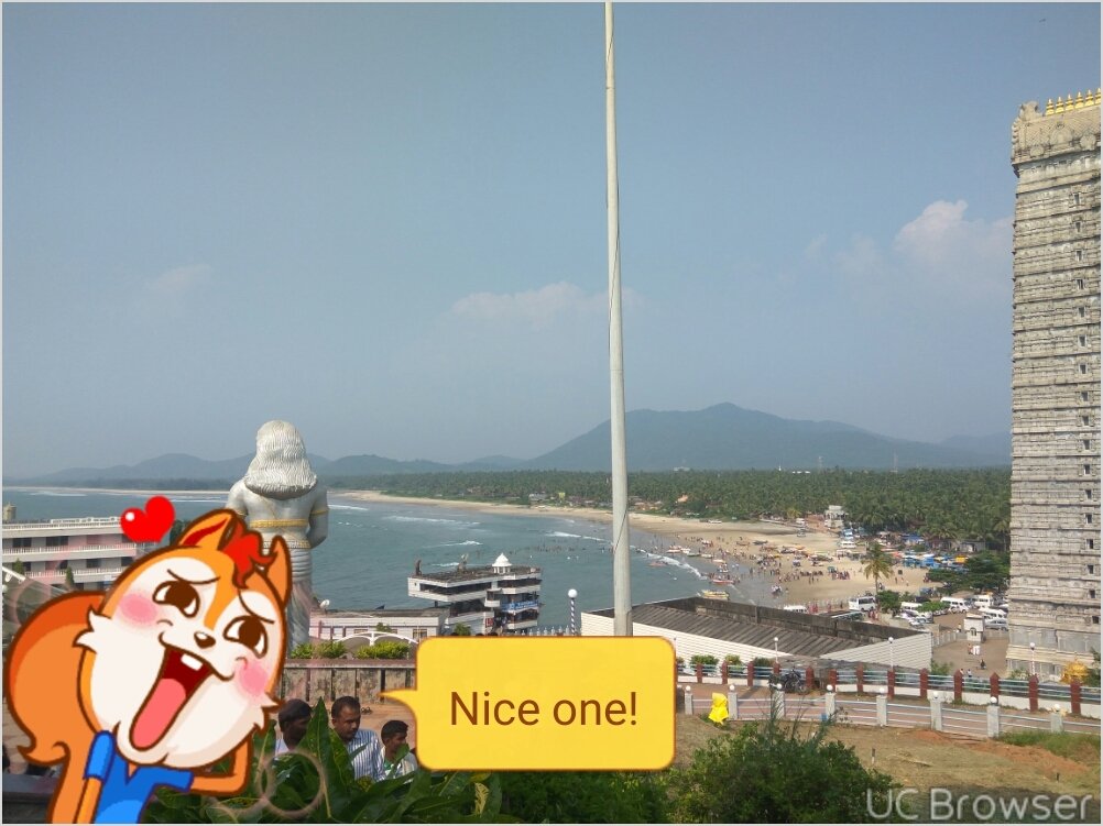  beautiful temple near a beach