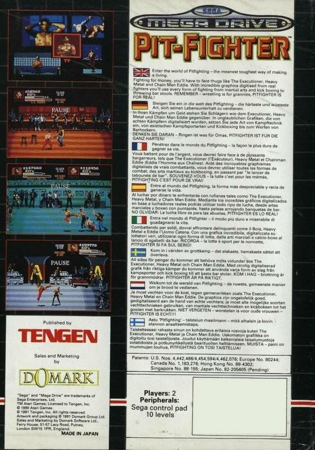 video game Pit-Fighter Image