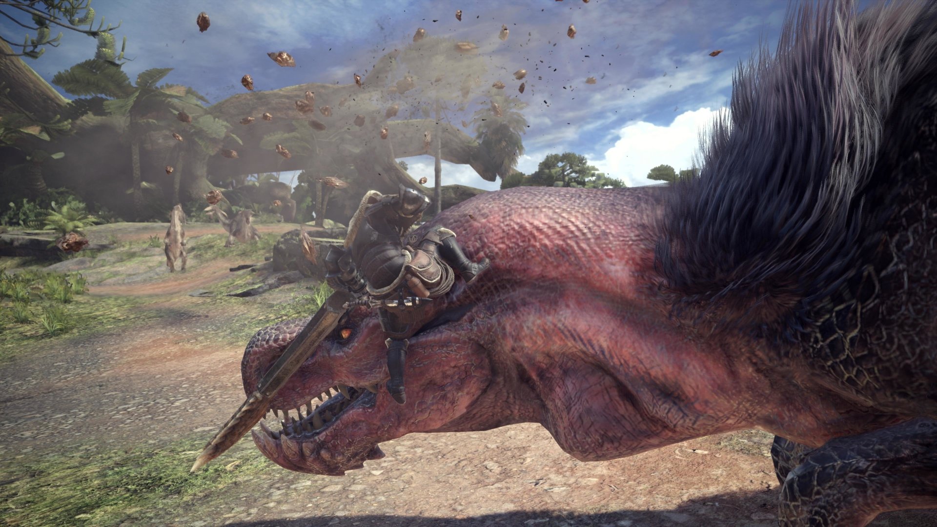 video game Monster Hunter: World monster dinosaur rider Image