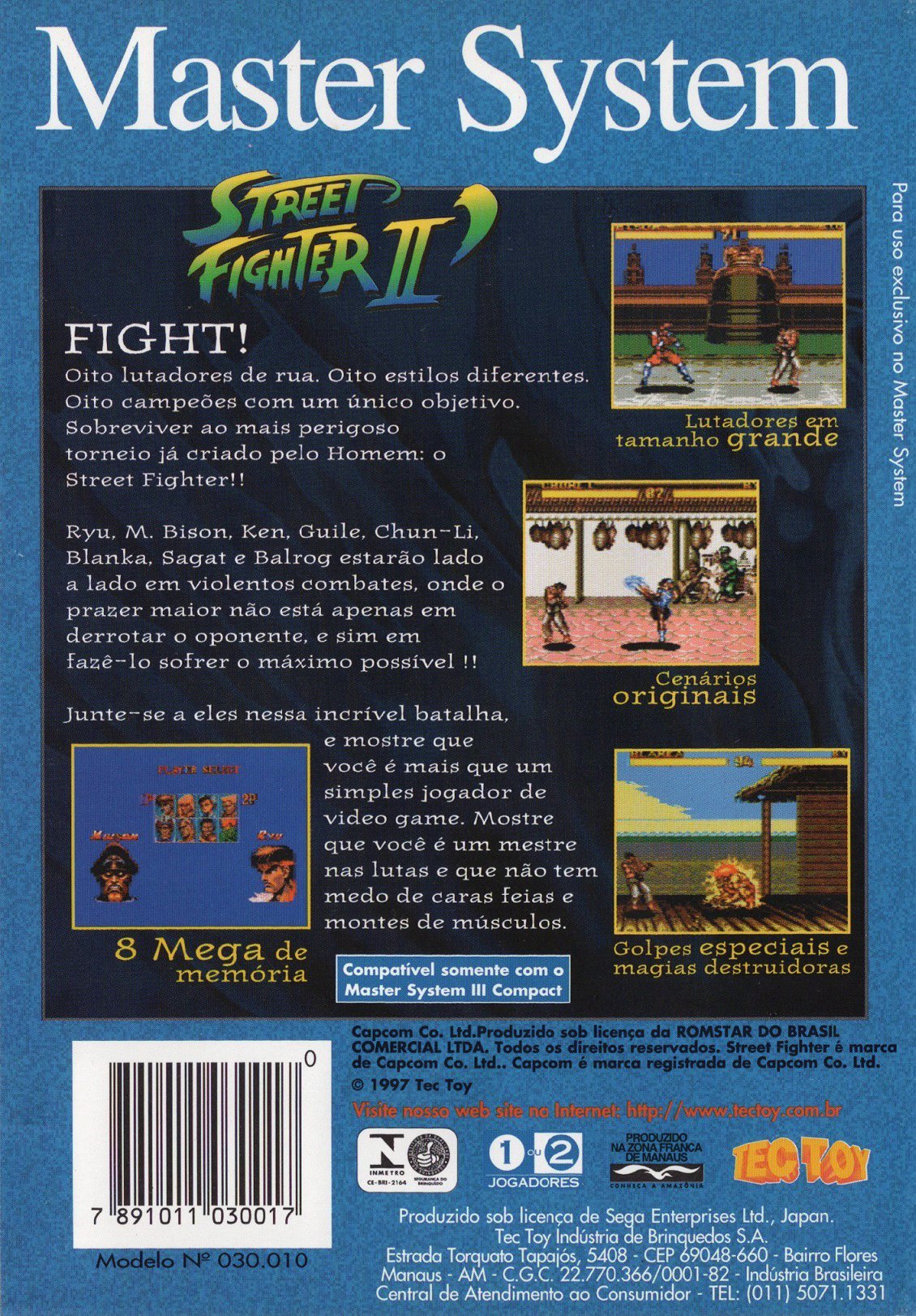 video game Street Fighter II: The World Warrior Image