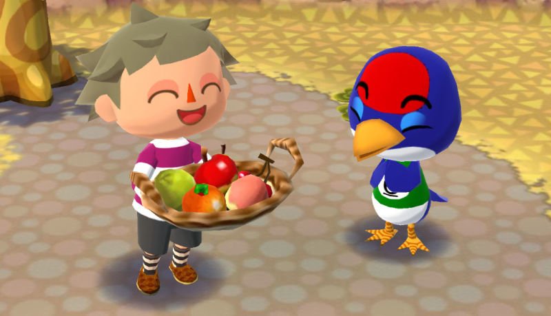 video game Animal Crossing: Pocket Camp Animal Crossing character interaction fruit Image