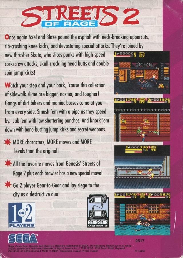 video game Streets of Rage 2 Image