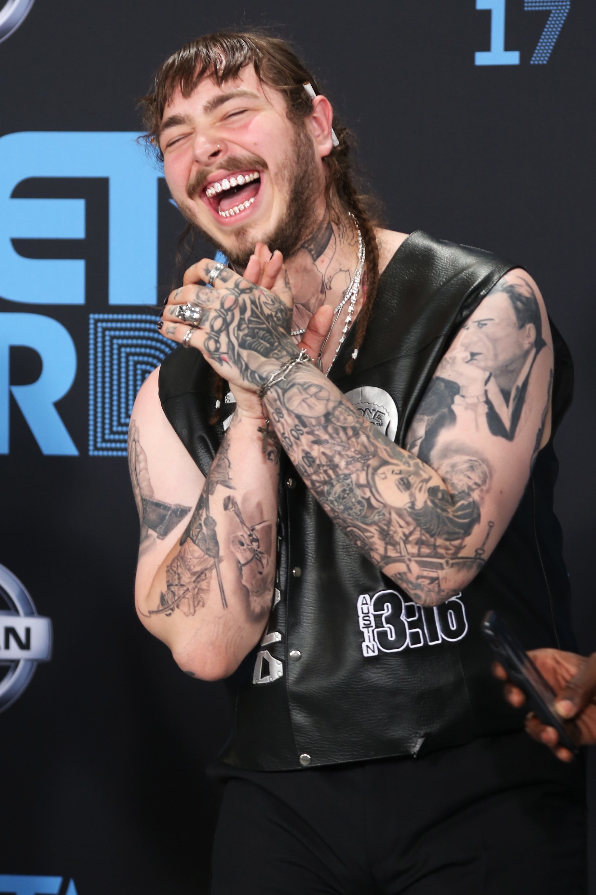 music Post Malone Celebrity Red Carpet tattoo Image