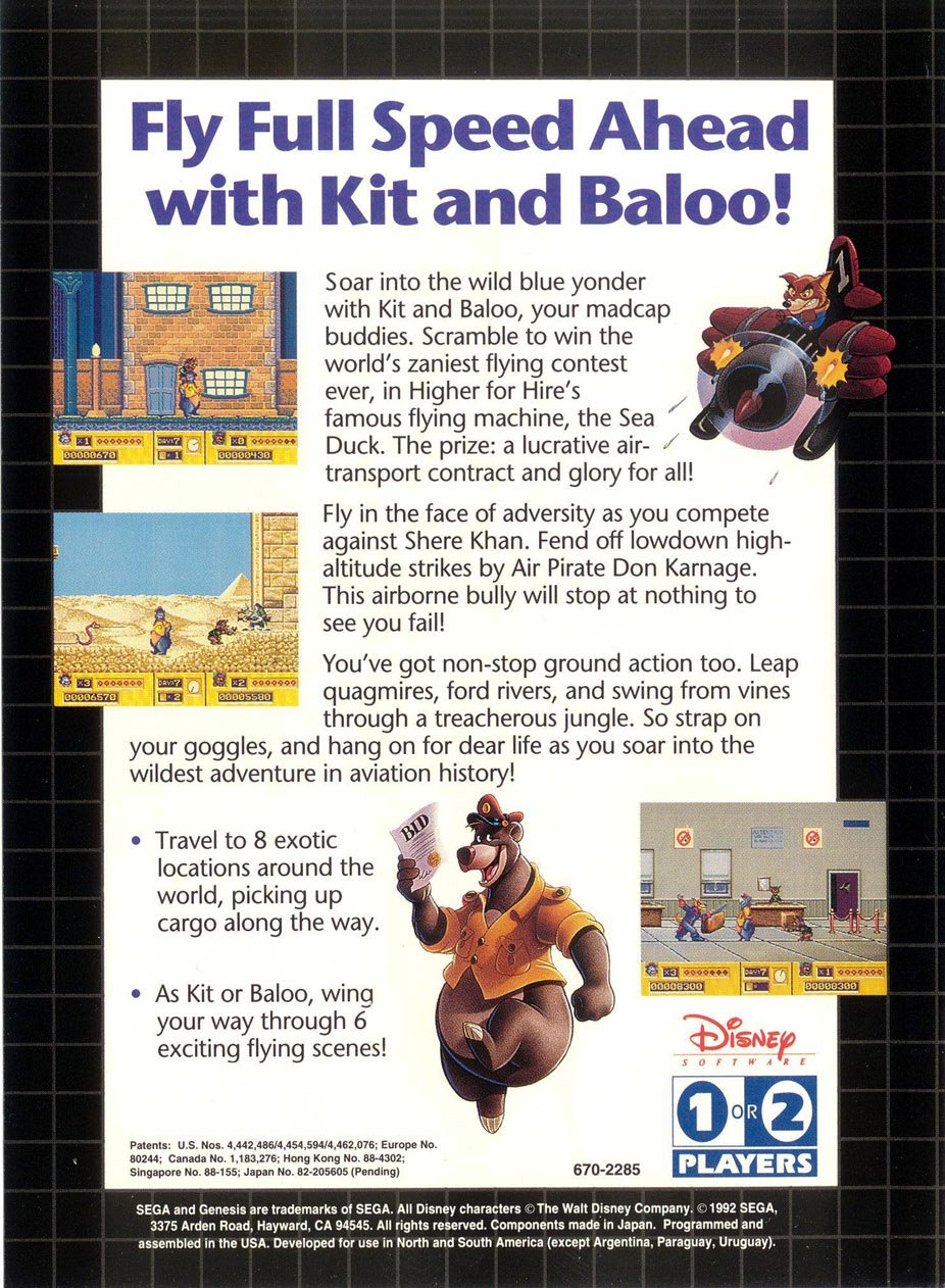 video game TaleSpin Image