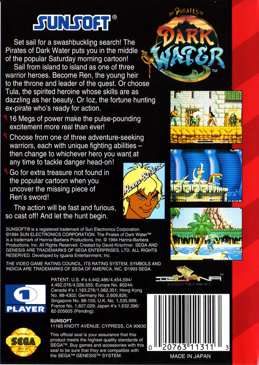 video game The Pirates of Dark Water Image