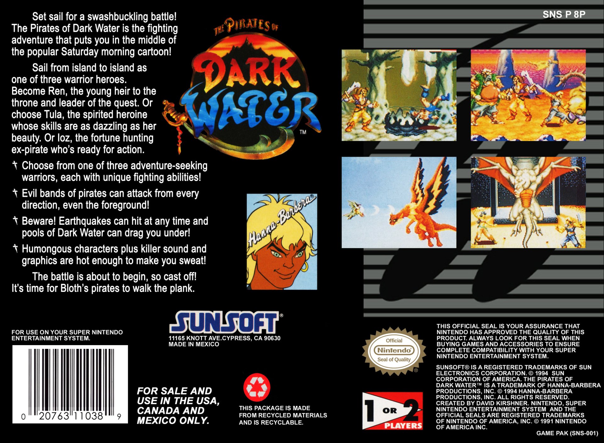 video game The Pirates of Dark Water Image