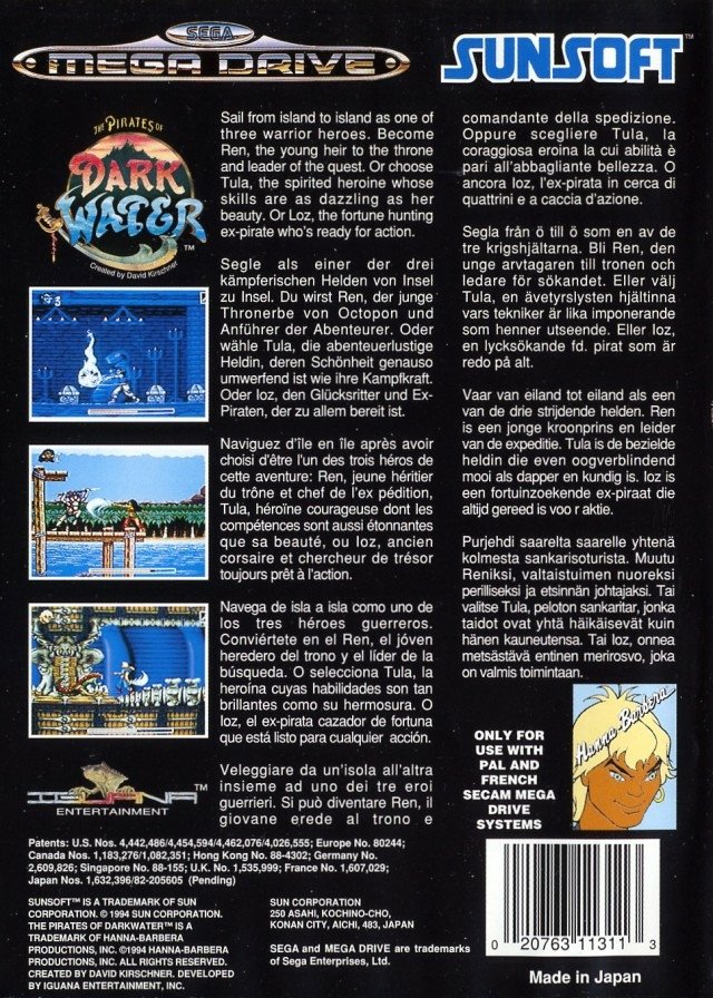 video game The Pirates of Dark Water Image