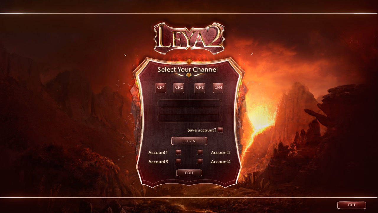  Leya2 - LoginWindow Interface