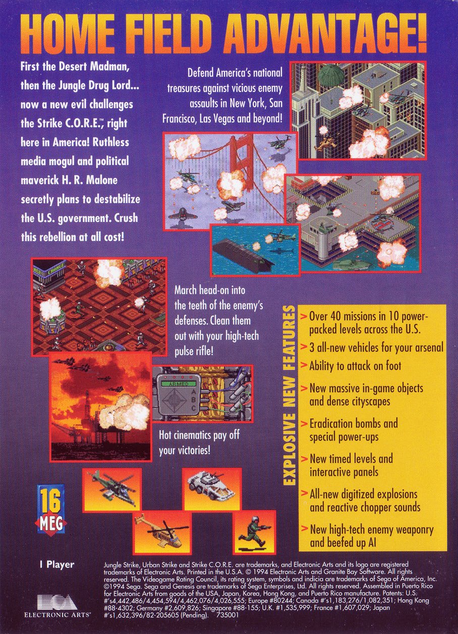 video game Urban Strike Image