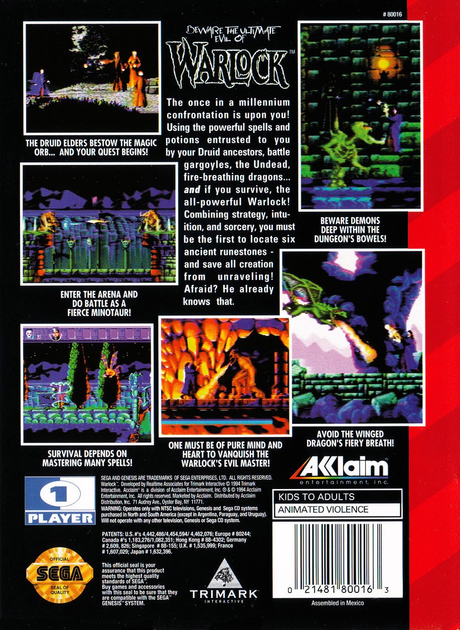 video game warlock (video game) Image