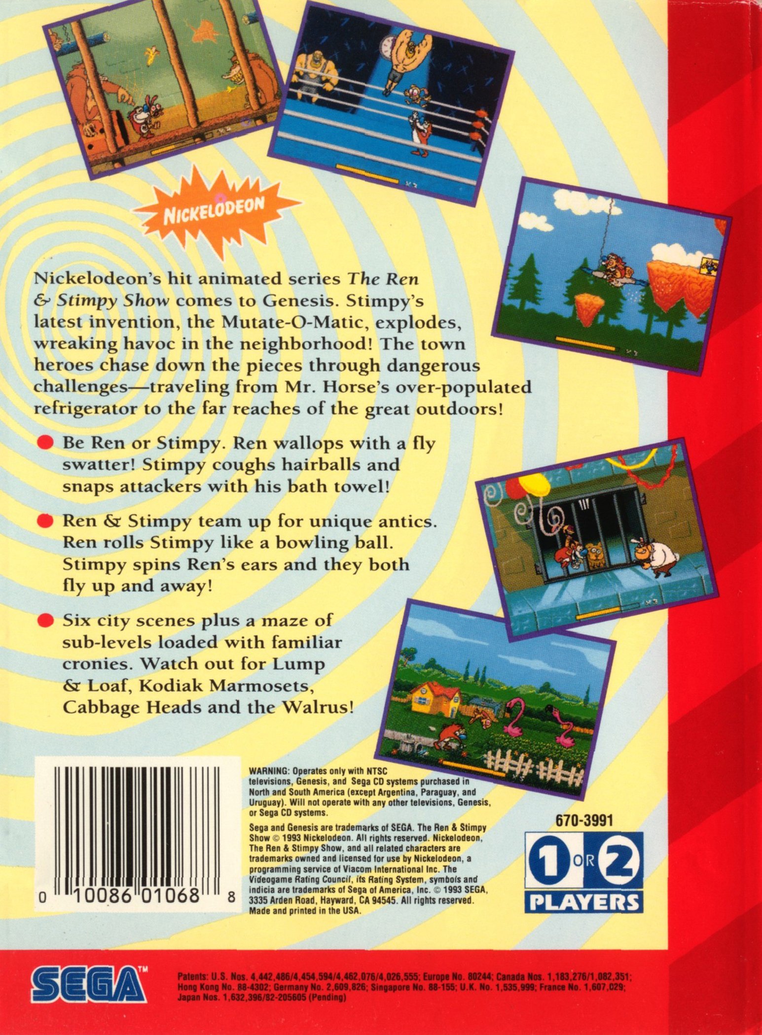 video game The Ren & Stimpy Show Presents: Stimpy's Invention Image