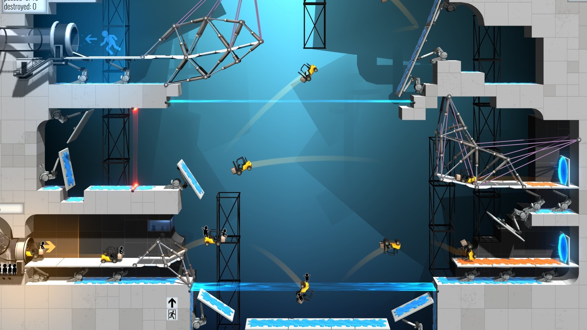 video game Bridge Constructor Portal Image