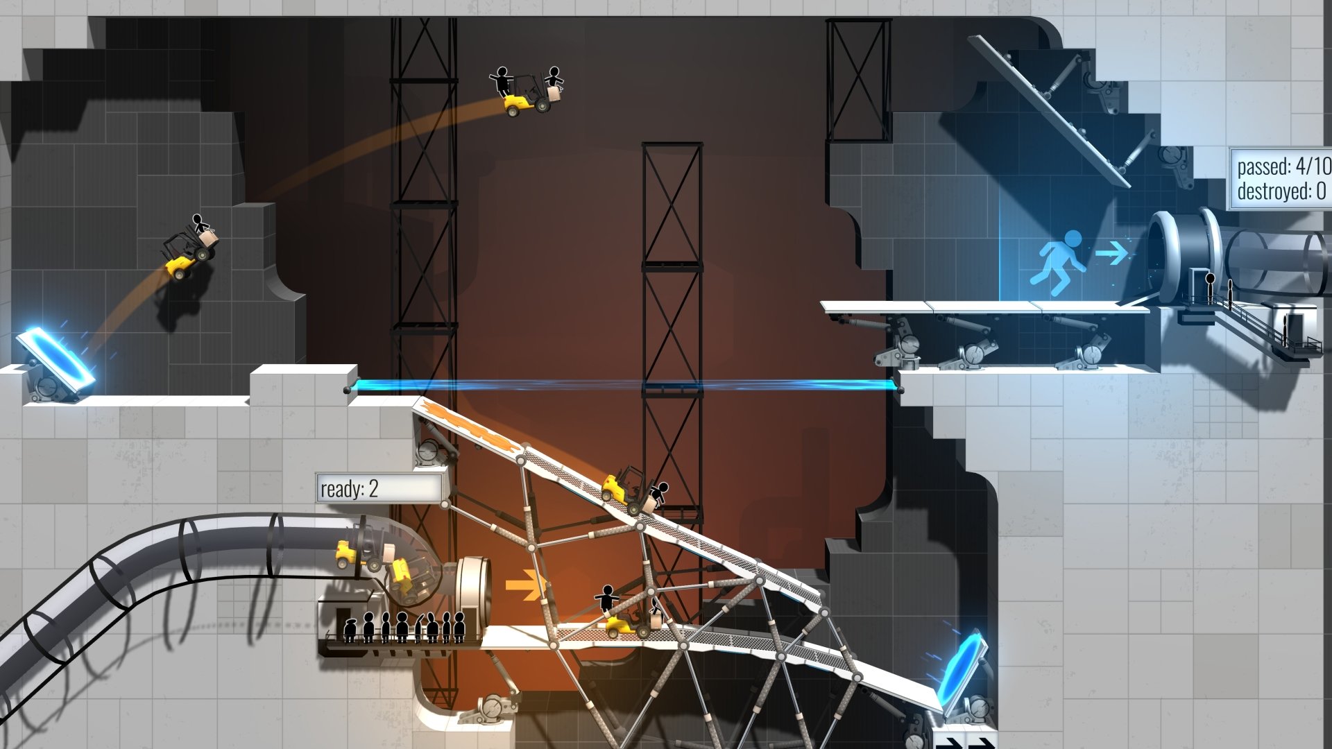 video game Bridge Constructor Portal Image