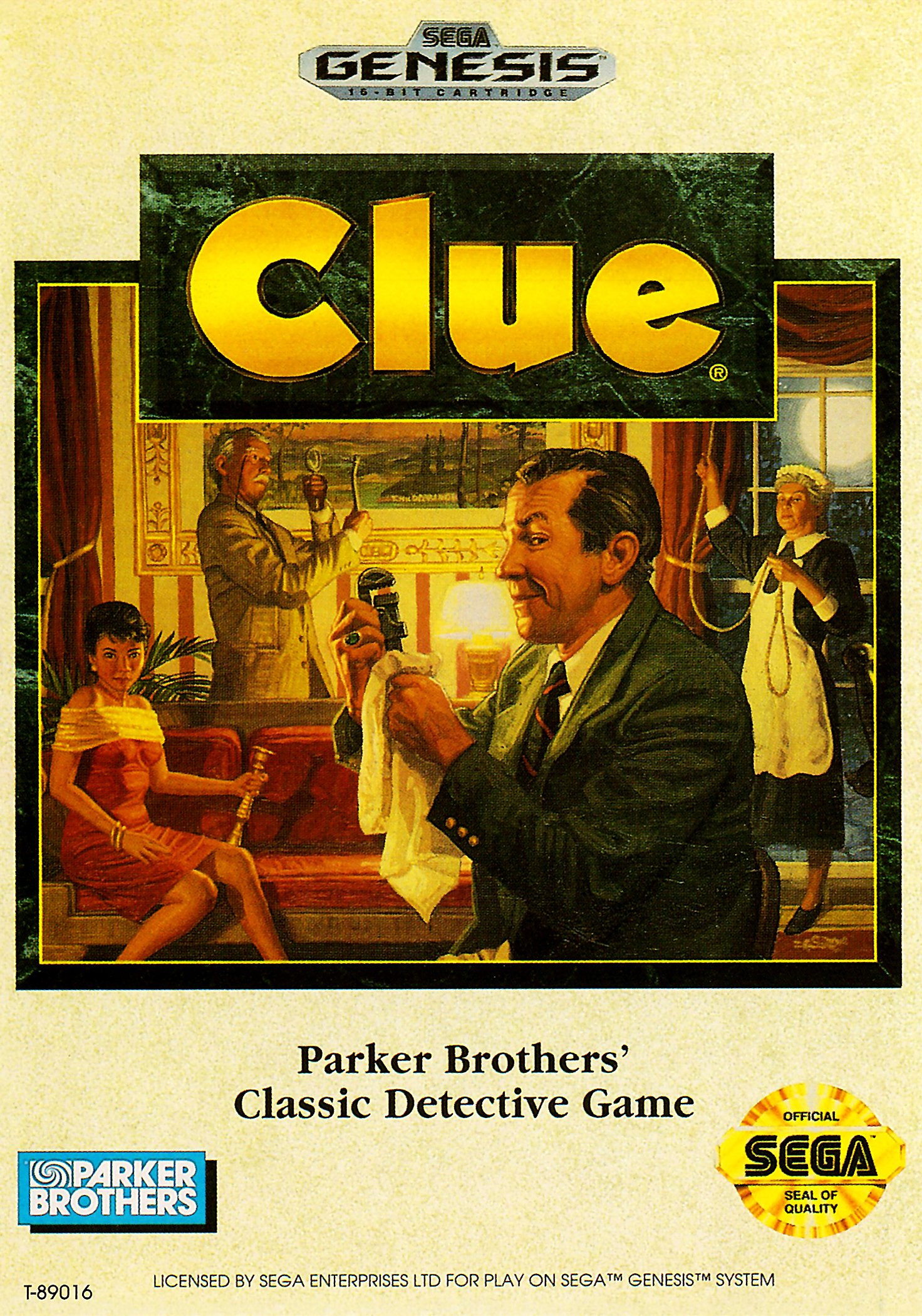 Clue Video Game Box Art ID: 167462 Image Abyss