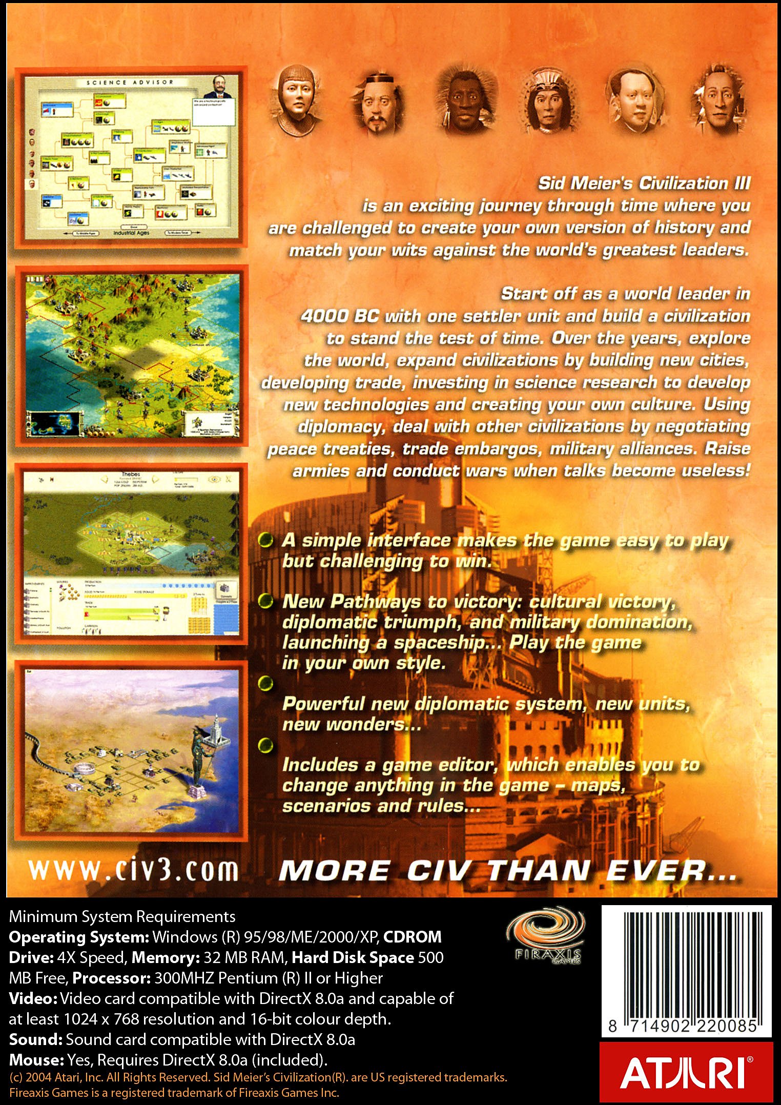 video game Sid Meier's Civilization III Image