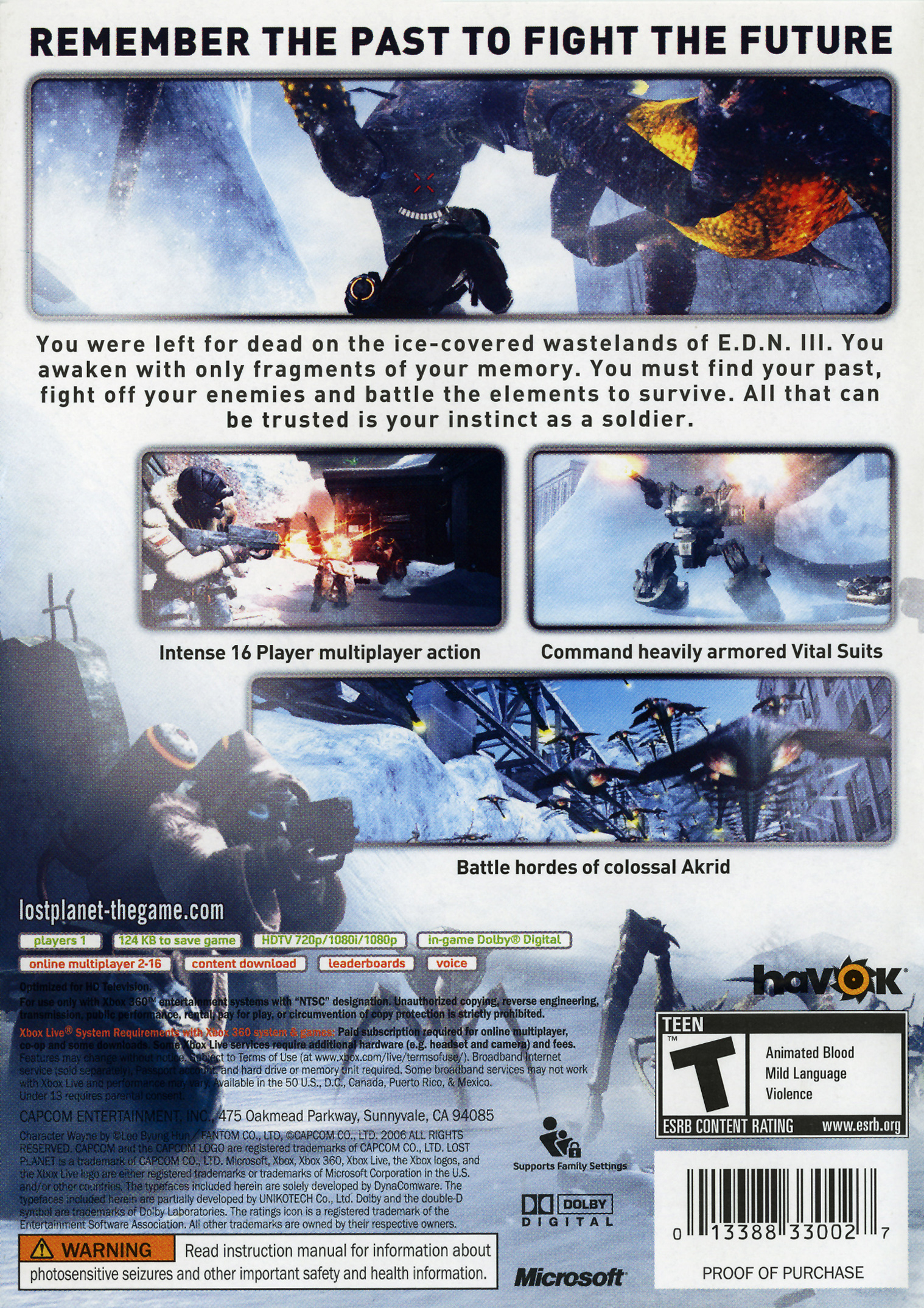 lost planet extreme condition game playstation 3 game download