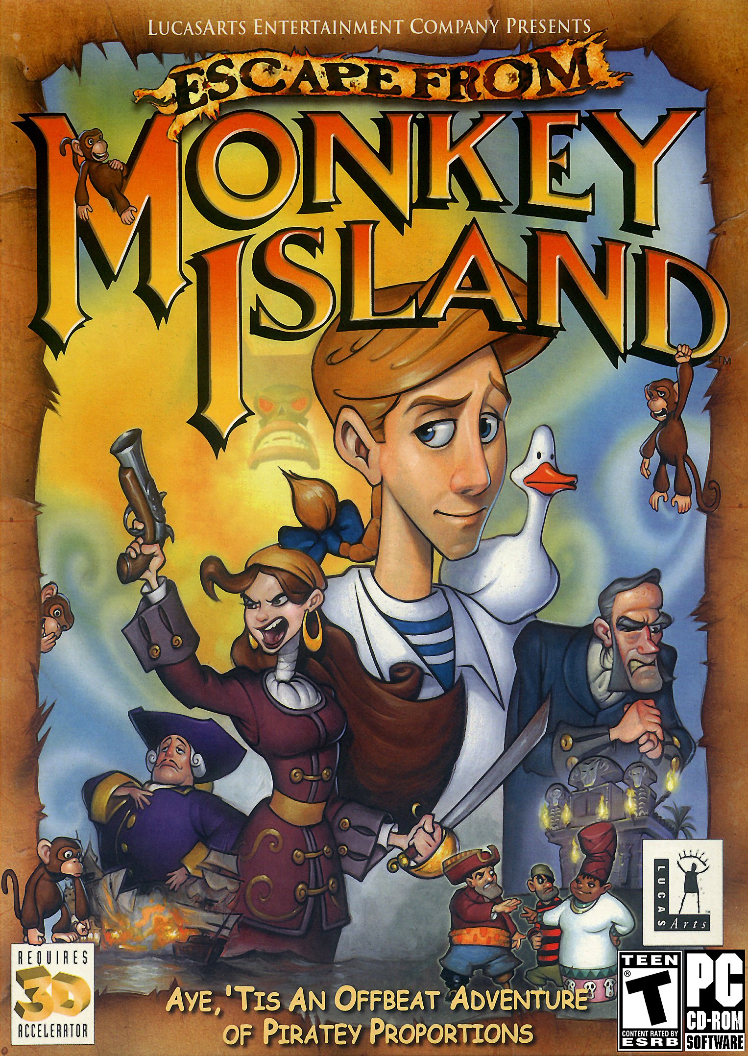 Escape From Monkey Island - Desktop Wallpapers, Phone Wallpaper, PFP ...