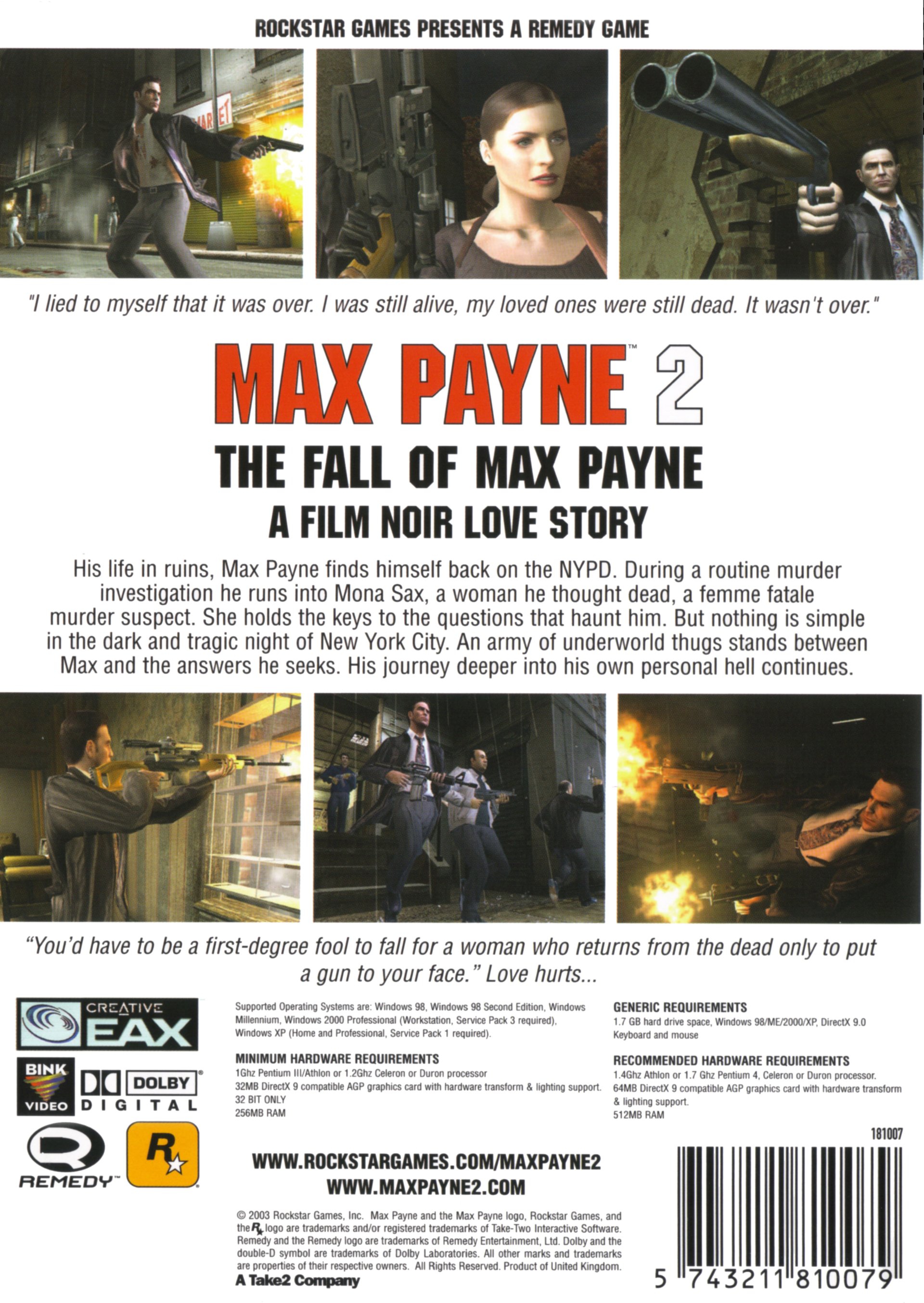 video game Max Payne 2: The Fall of Max Payne Image