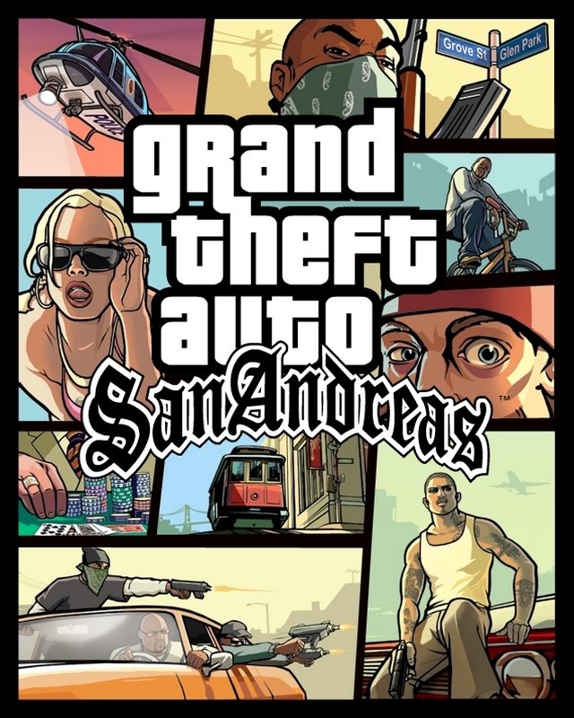 GTA San Andreas Game Cover