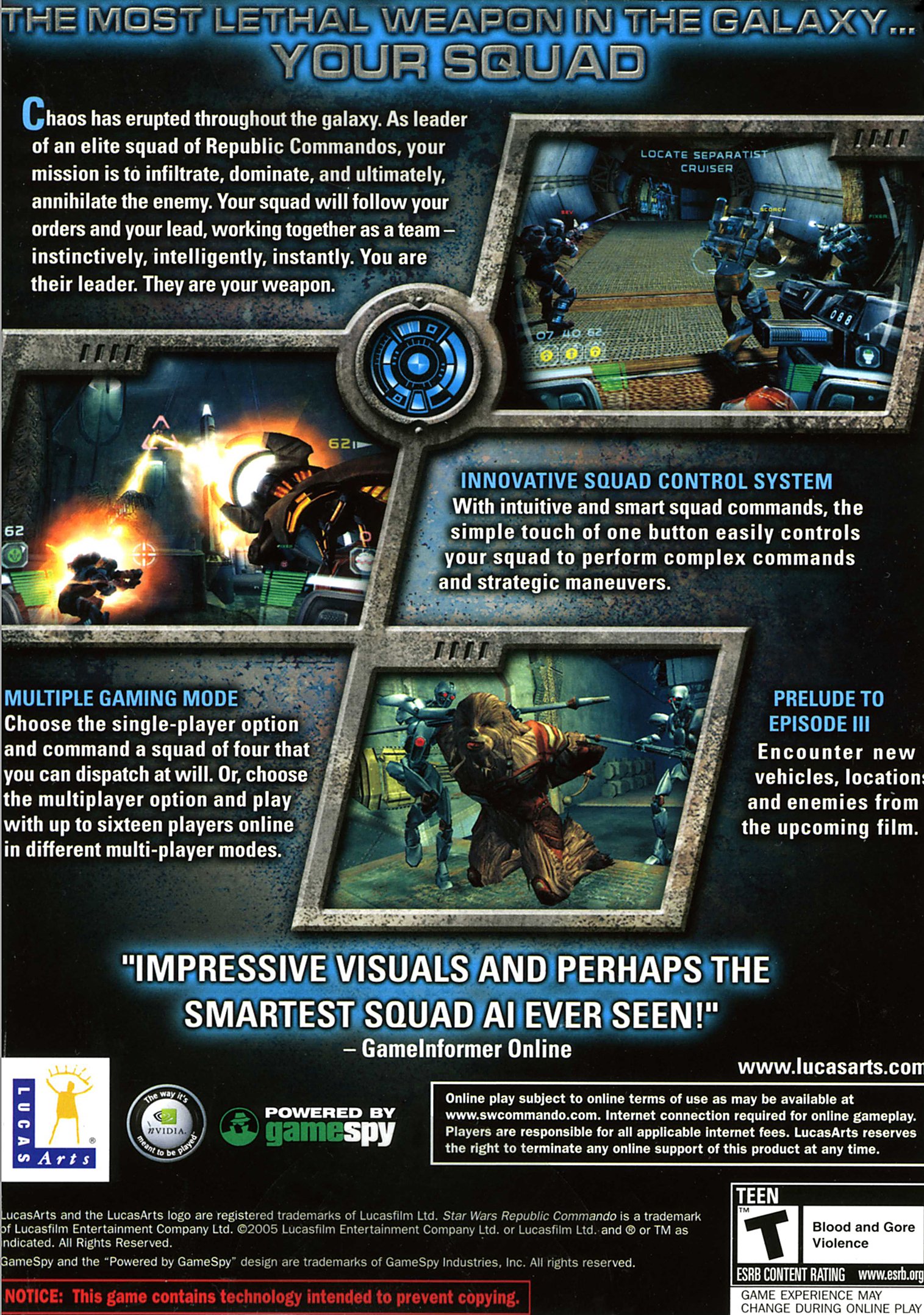 video game Star Wars: Republic Commando Image