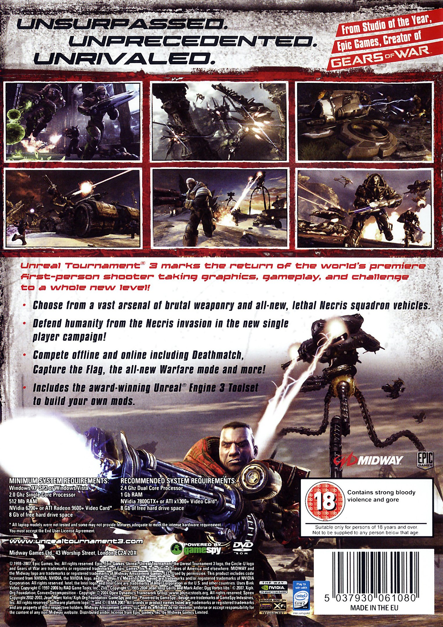 video game unreal tournament 3 Image