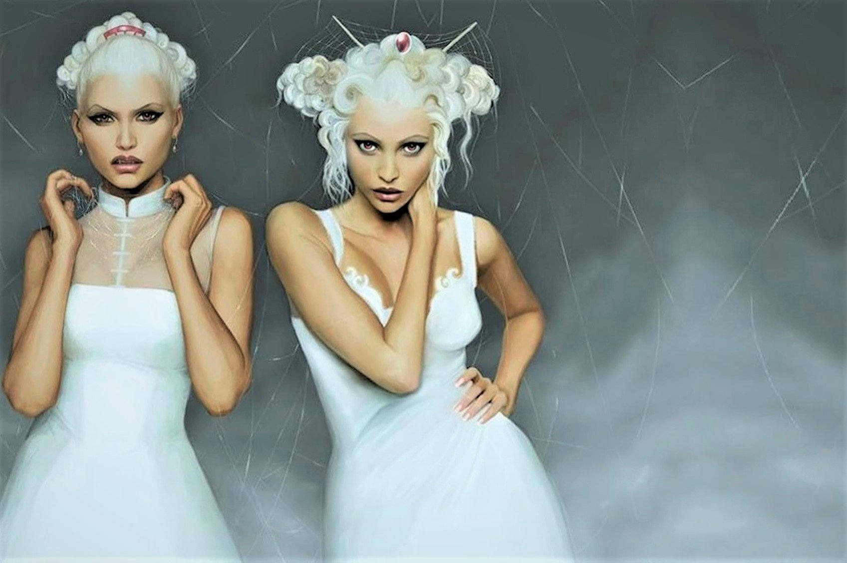  Fantasy Demon Twins