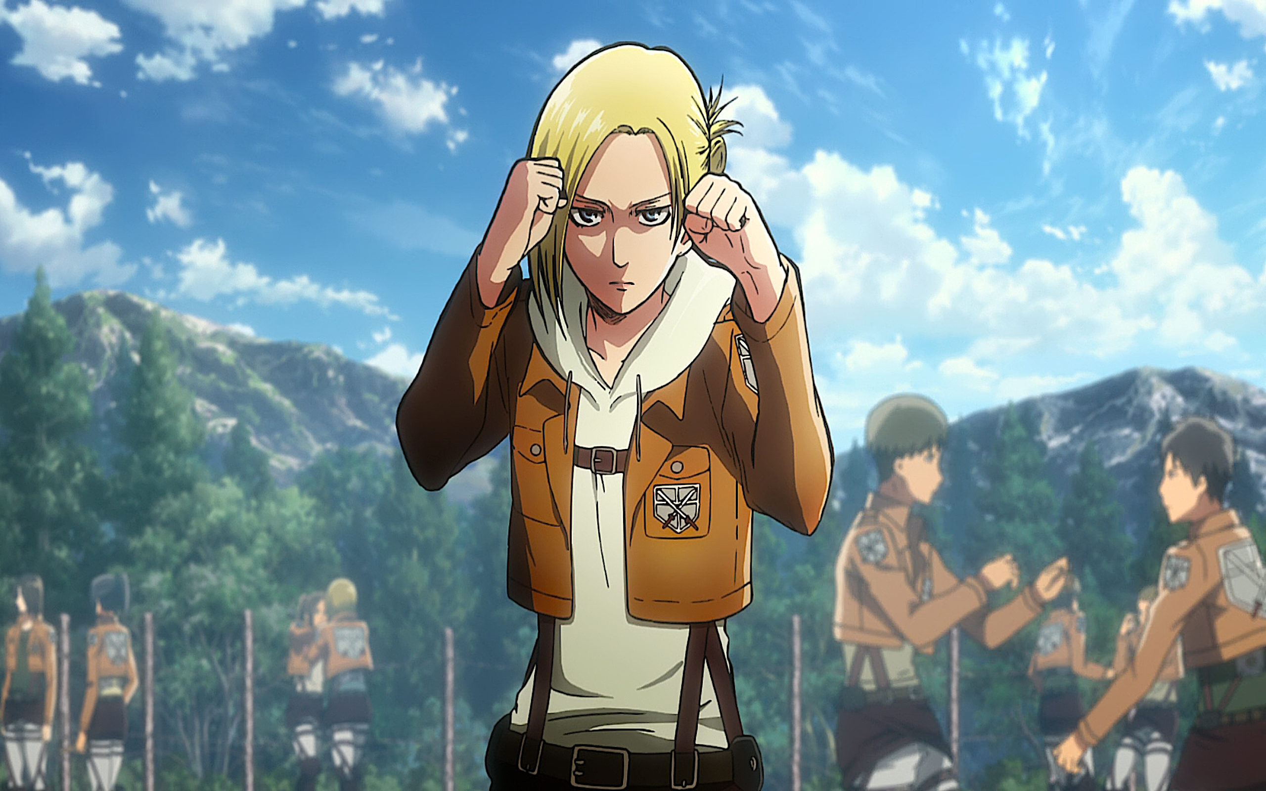 Annie leonhart fighting stance