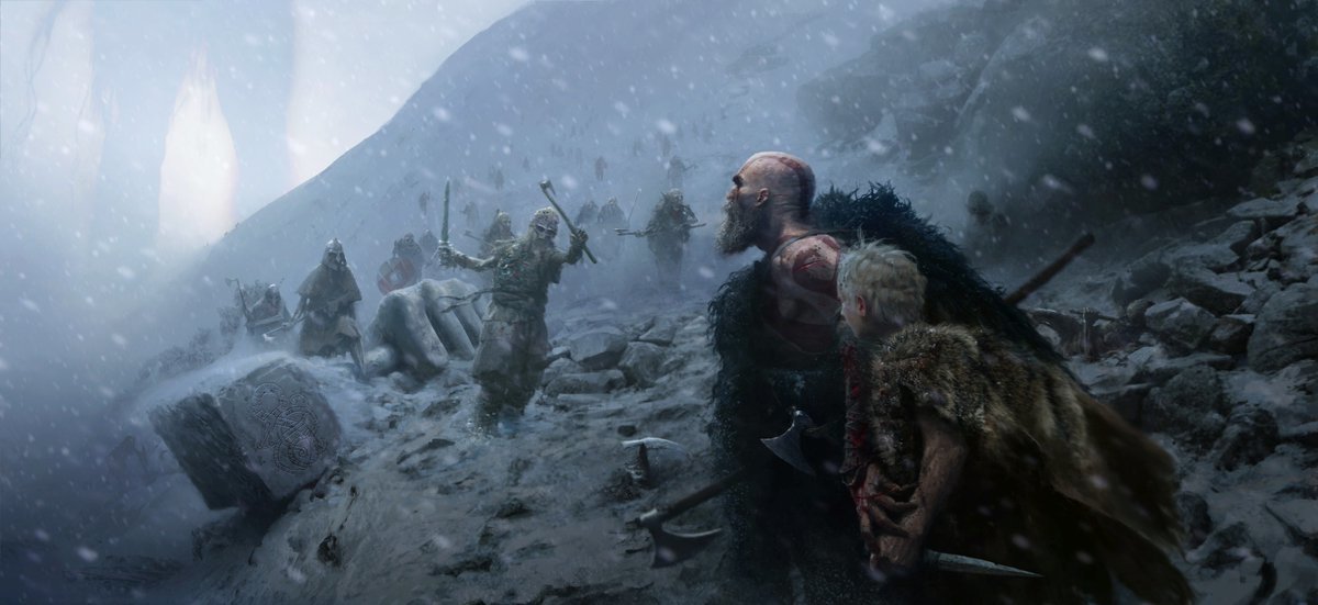 God of War 4 zombie attack