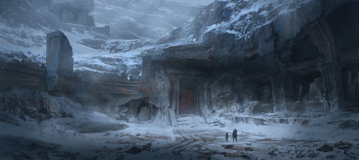  God of War (2018) Dungeon Concept Art