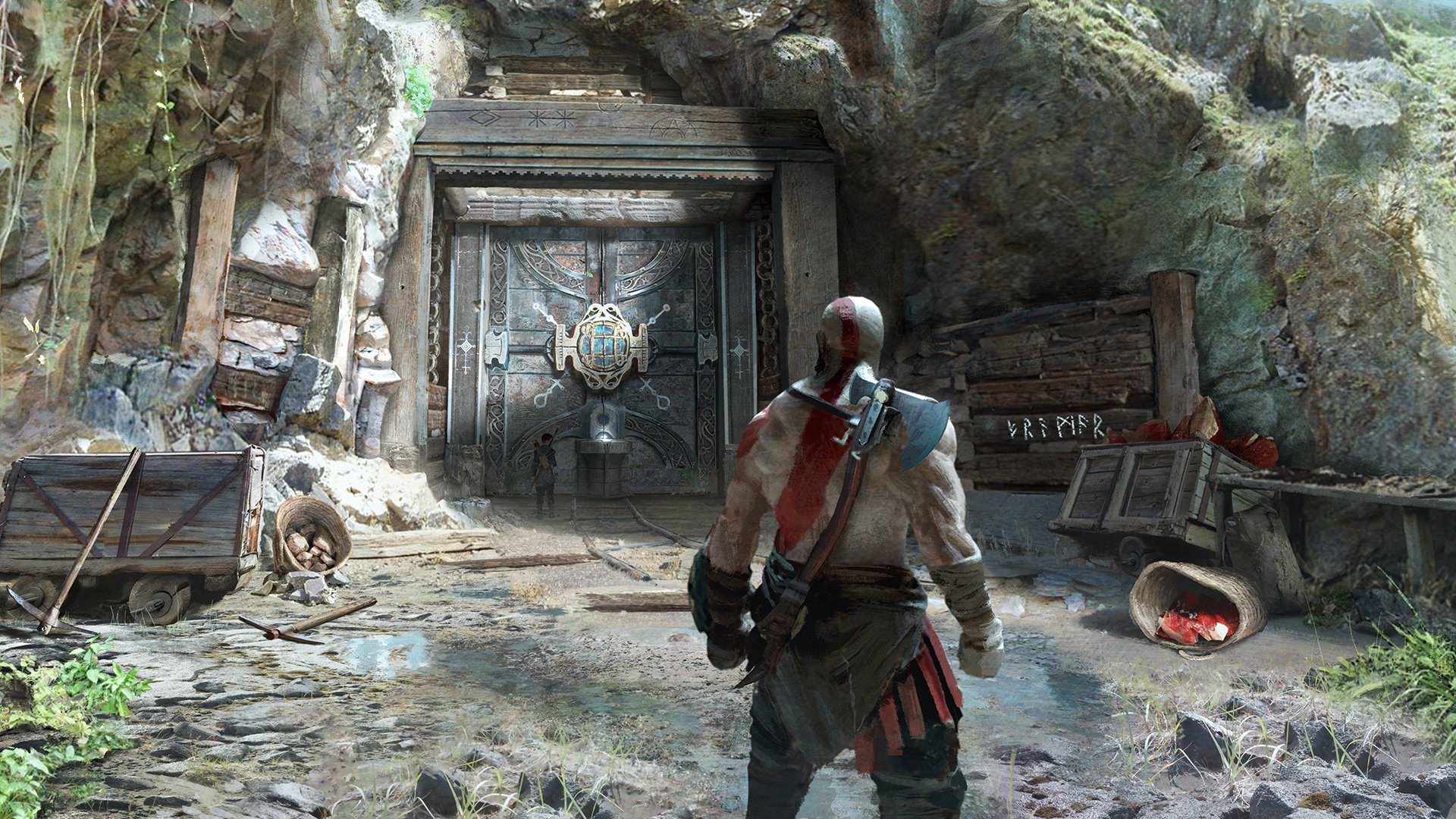 God of War (2018) Dungeon Entrance Image - ID: 173270 - Image Abyss - God Of War 2018 Pc Gameplay