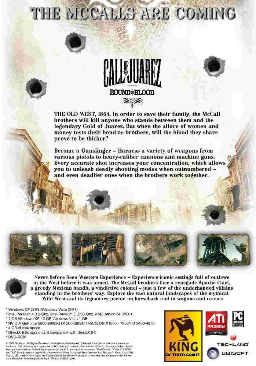 video game Call Of Juarez: Bound In Blood Image